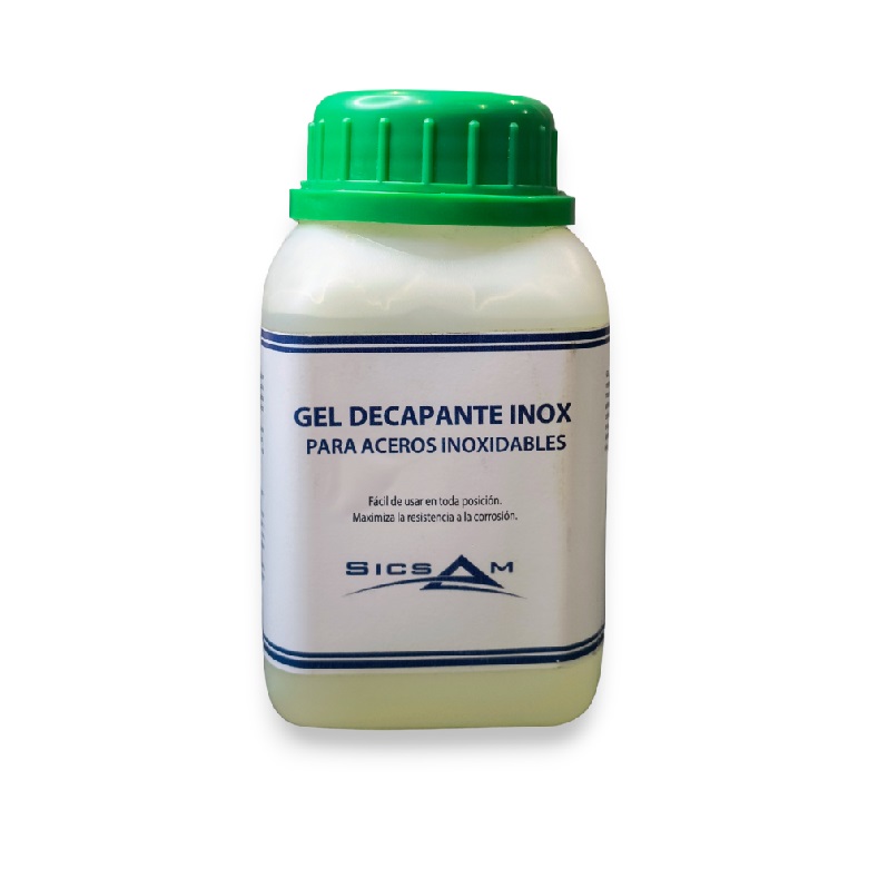 Gel decapante para aceros inoxidables